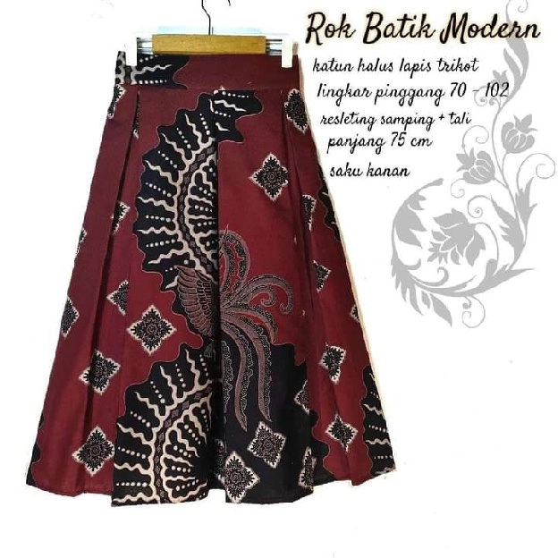 BEST SELLER?Ready Rok batik 7/8 premium lapis trikot?CantikKerenKeceAll size Pinggang belakang full 