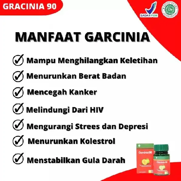 Garcinia 90 Suplemen Obat Diet Herbal Ampuh 