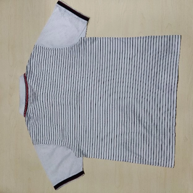 Crocodile kaos polo shirt zipper salur white black colour original