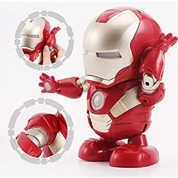 Mainan Anak Dancing Robot Dance SuperHero Ironman TikTok SNI