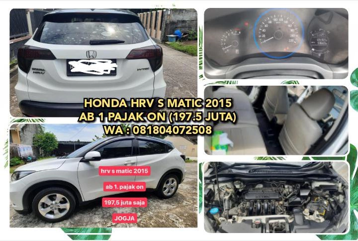 JUAL MURAH MOBIL LANCER EVOLUTION 1994, GREAT COROLLA 1995, HONDA HRV S MATIC 2015.WA: 081804072508