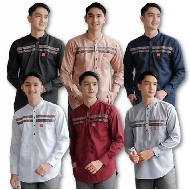 *ALF - Baju Koko Pria Lengan Panjang Kurta*