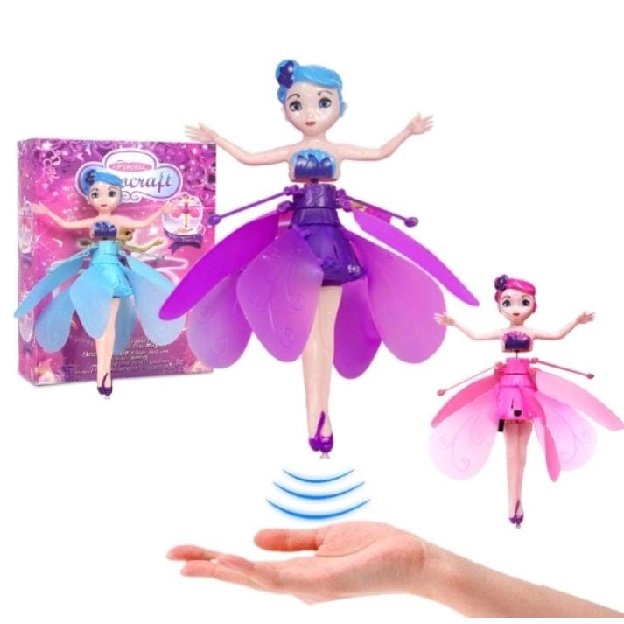 Mainan Peri Terbang Sensor Tangan - Doll Princess Flying Charging