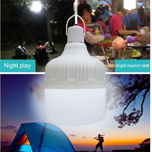 Super Bright Rechargeable Charge Light Bulb Outdoor Camping 3 Model Dimmable Portable Lanterns Emerg