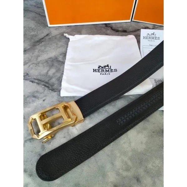 MEN BELT SABUK IKAT PINGGANG PRIA HERMES 1009 REL LEATHER