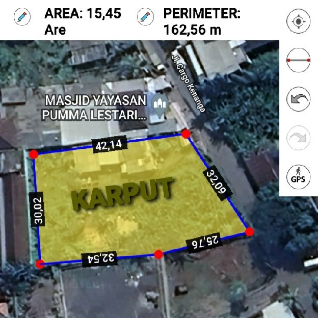 Dijual 15,45 are, Jl. Kargo Kenanga CITRA LAND Ubung Kaja Cargo Denpasar