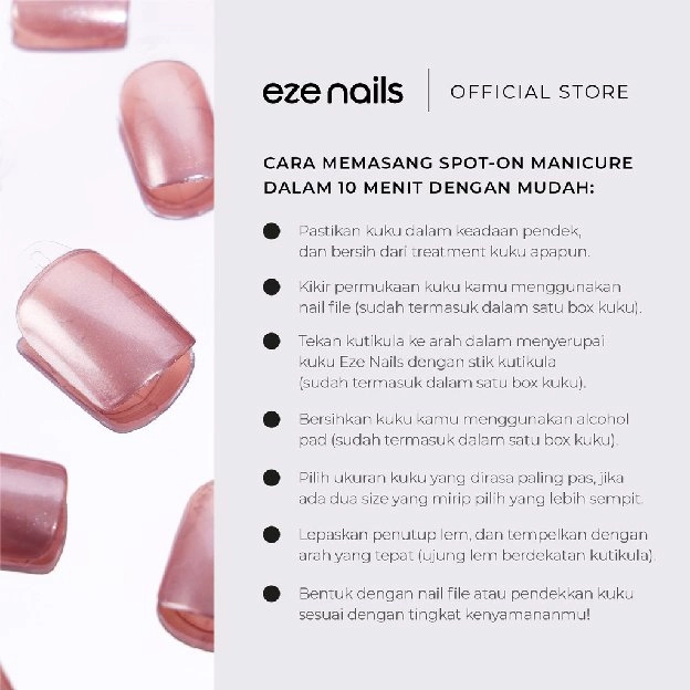 Eze Nails Spot On Manicure (Kuku Palsu Tempel)