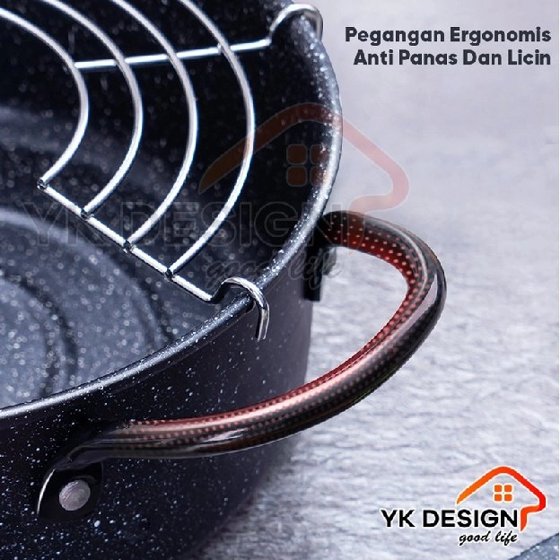 Panci Penggorengan Teflon Frypan Cookware Anti Lengket Diameter 20 Cm