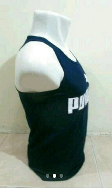 Kaos Singlet Fitness Bahan Spandek