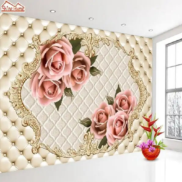 Pasang wallpaper dinding 3d custom toko jual dan pesan hordeng murah rollerblind vertikal blind