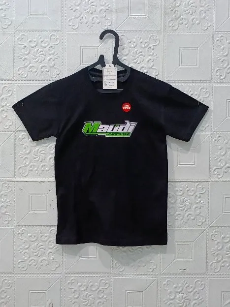 Kaos Anak Gambar Bus Bahan Catton 100%