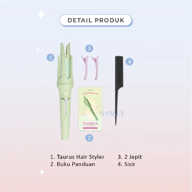 Catokan Keriting Otomatis Taurus Hair Styler