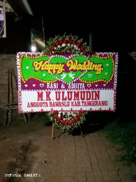 karangan bunga papan