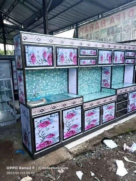 lemari dapur jumbo aluminium 