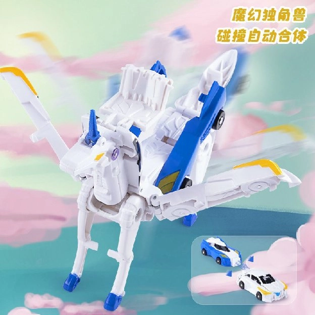 Mainan Anak Robot Mobil Unicorn Deformasi ~ Unicorn Deformation 2 in 1