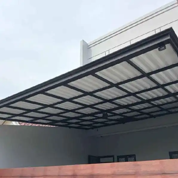 Canopy minimalis atap alderon double layer 