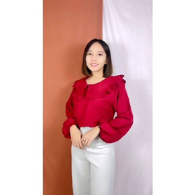 Baju Blouse Dewia Premium Crincle