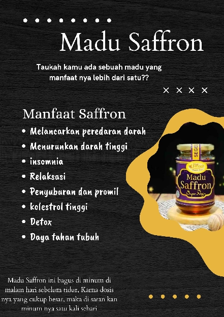 Madu Jannah Saffron 