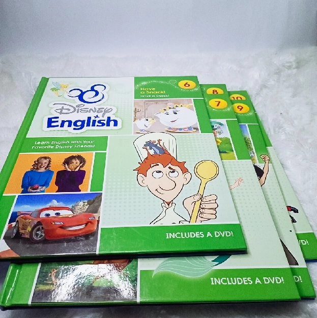 [Borongan] 15 Series Buku Belajar Bahasa Inggris Anak Dengan Karakter Disney Favorit