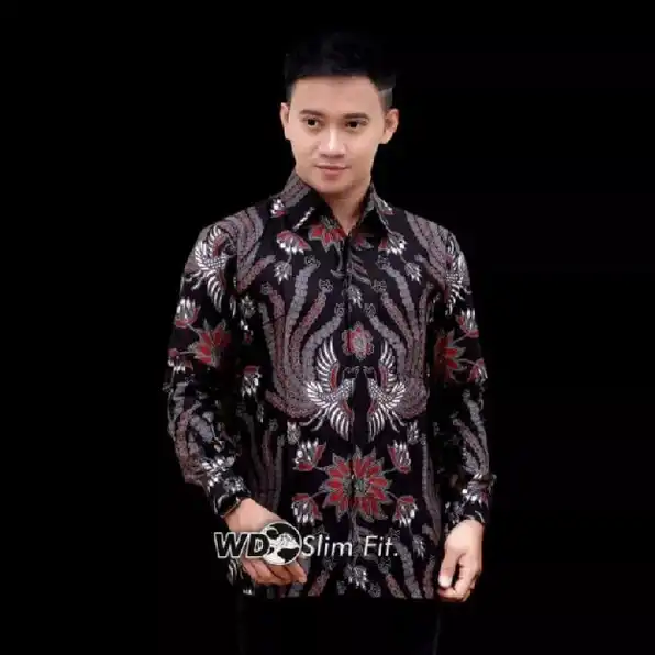 Kemeja Batik Pria Dewasa Big Size Jumbo Lengan Panjang M-10xl