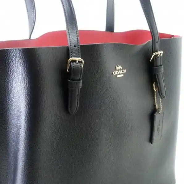 Tas Coach Tote in Signature Canvas Mollie Black (C1671)