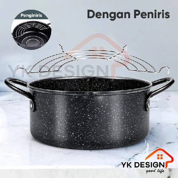 Panci Penggorengan Teflon Frypan Cookware Anti Lengket Diameter 20 Cm