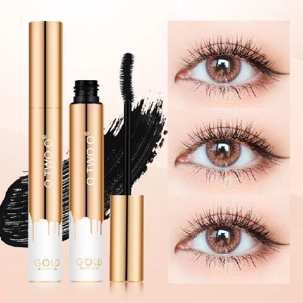 Mascara Long Lasting Volumizing Gold Mascara EYELINER STAMP Eyelash Maskeup