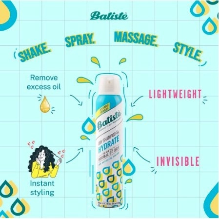 BATISTE DRY SHAMPOO ORIGINAL - SHAMPOO KERING BATISTE