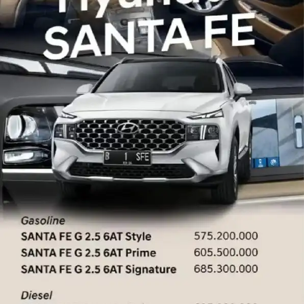 Hyundai Santa Fe Signature 2.5 Gasoline 