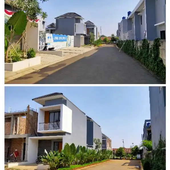 rumah lebar 8 meter di pamulang