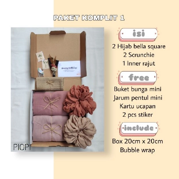 HAMPERS HIJAB KADO GIFTBOX MURAH HADIAH ULANG TAHUN GRADUATE HAMPERS LEBARAN