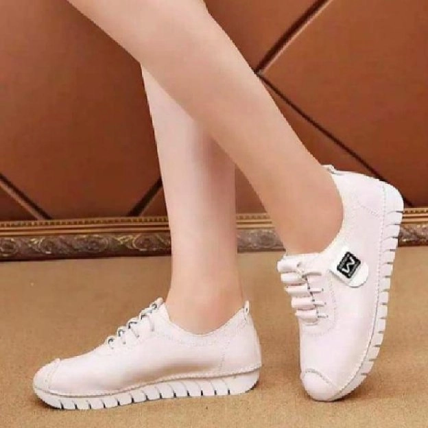 Sepatu wanita sneakers fashion women one walk trendy