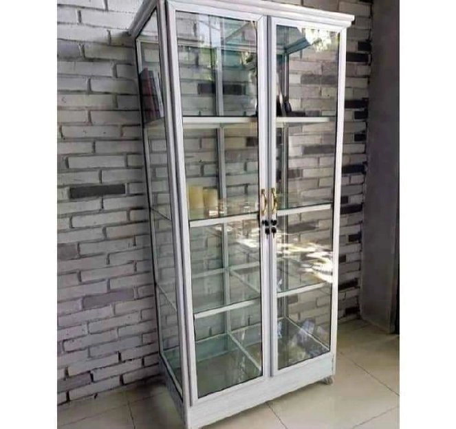 lemari 2 pintu aluminium 