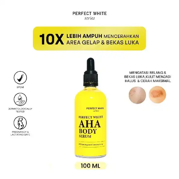 PERFECT WHITE AHA Body Serum Whitening & Moisturizing