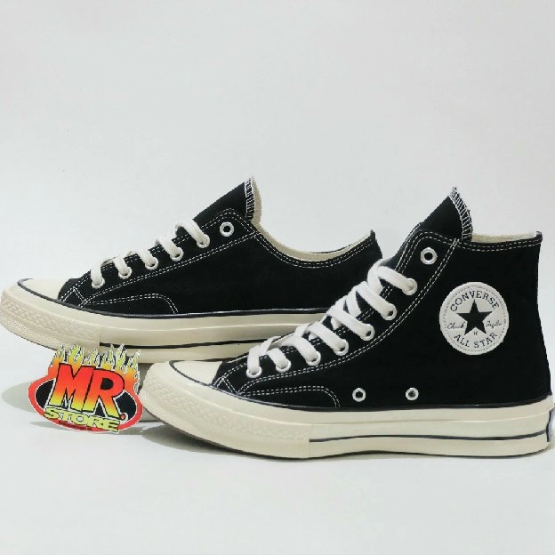 Converse Chuck 70 Black Egret / Double Box Packaging / Unisex Sneakers