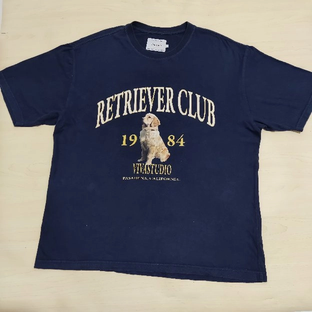 Kaos vintage Retriever Club 1984 official Tag vivastudio second