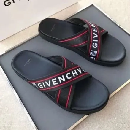 Sandal selop slide slippers flat pria givenchy