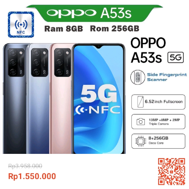 Oppo A53 baru bukan bekas murah Bisa COD 