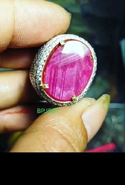 batu permata Ruby Burma asli 