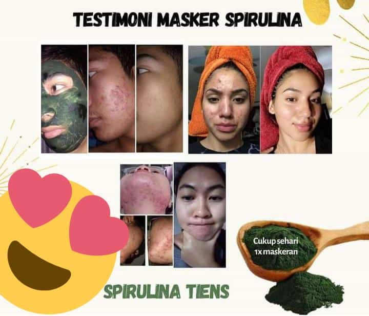 spakare spirulina masker