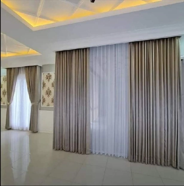 Jual Gorden Jendela Vertical Blind Wallpaper Dinding Custom 3d Vinyl.