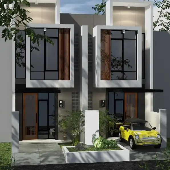 Di Jual rumah 2 lantai  baru gress, minimalis modern Jl.Pisces Surabaya