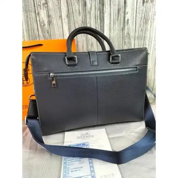 TAS KERJA BRIEFCASE KANTOR PRIA LEATHER HERMES 9001