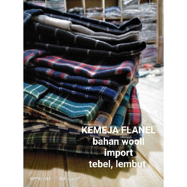 AKT KEMEJA FLANEL UNISEX KOTAK KOTAK 5