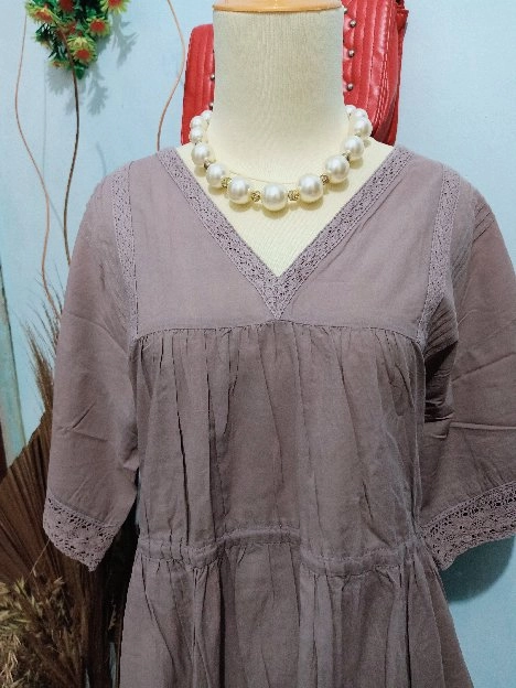 Dress Brown Simple