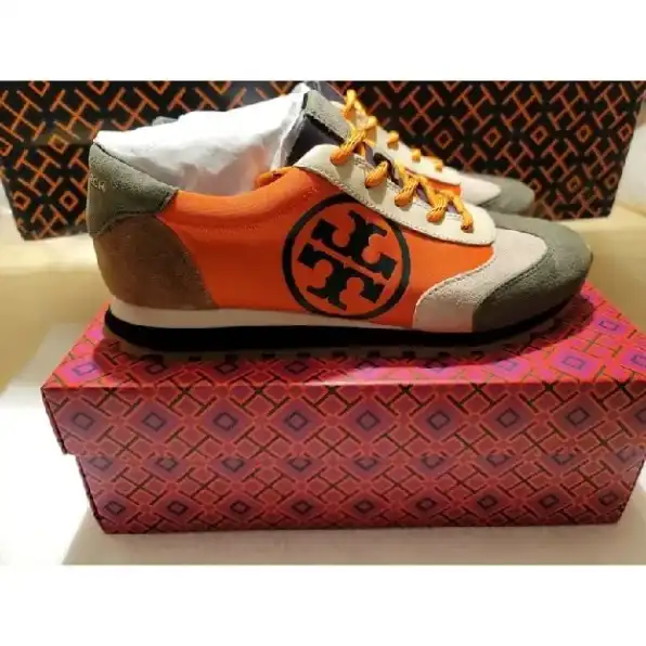 Sepatu Tory Burch Annie Nylon Runner Green TB 20833