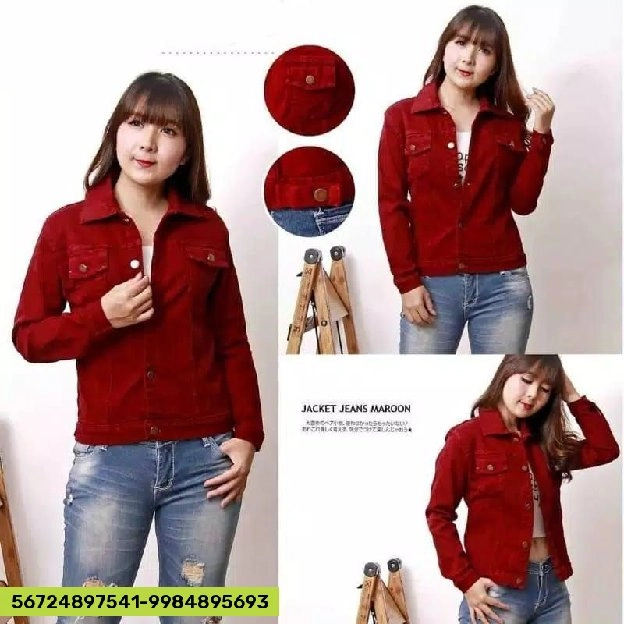 JAKET BIONDY WANITA JAKET JEANS DENIM CEWEK