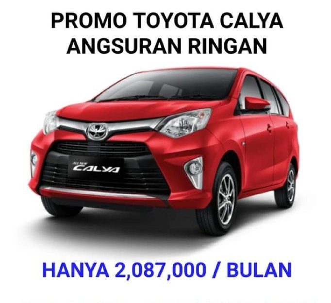 Promo Toyota Calya Angsuran Ringan