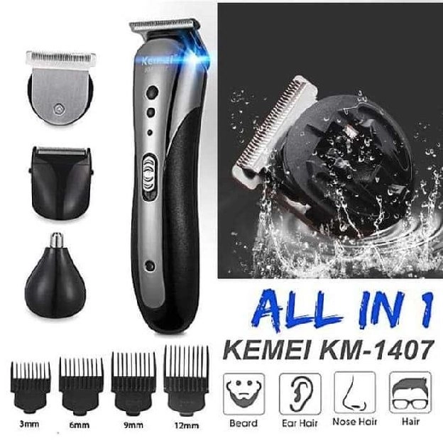 ALAT CUKUR RAMBUT JENGGOT KUMIS KEMEI KM 1407