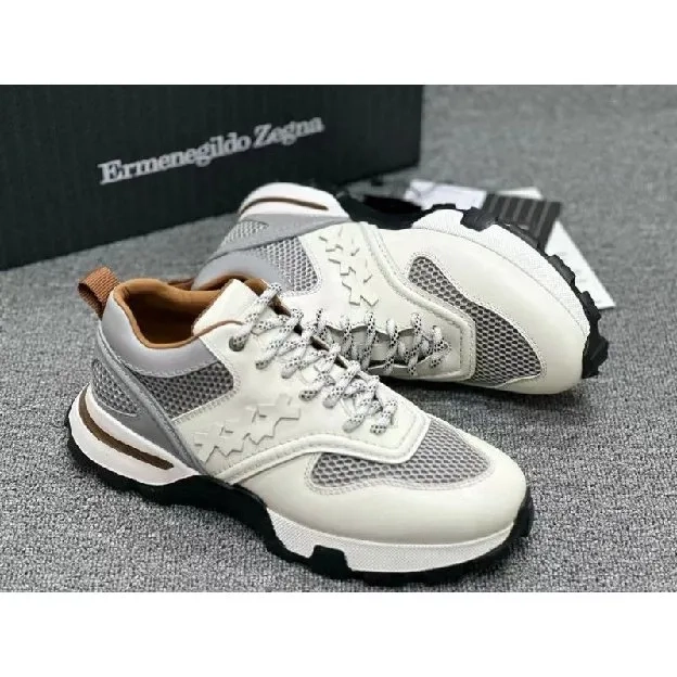 Sepatu sneakers pria ermenegildo zegna